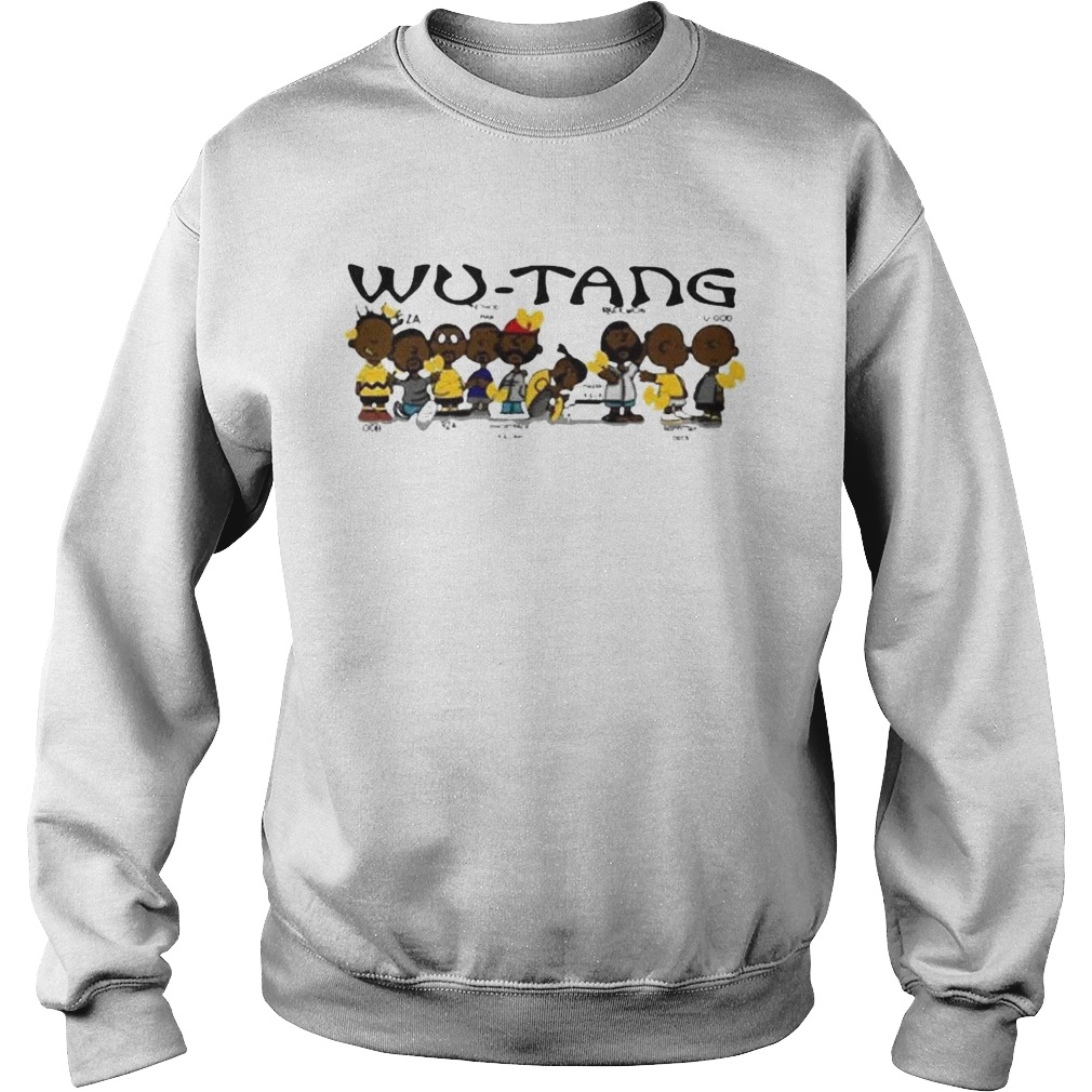 Black Charlie Brown Wu Tang Clan  Sweatshirt