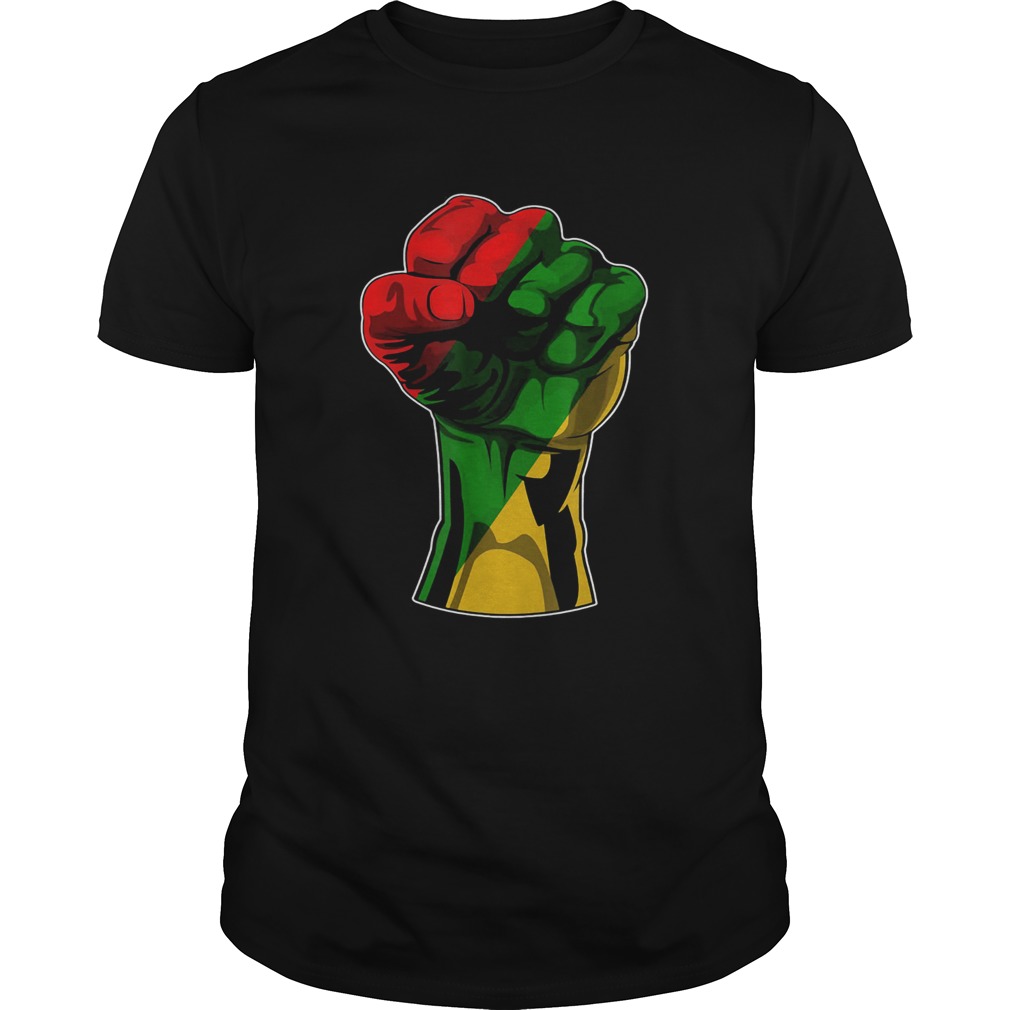 Black History Month Fist Gift shirt