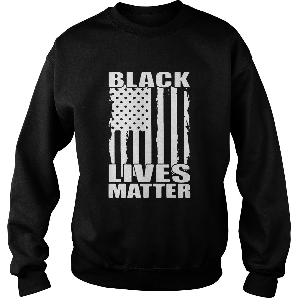 Black Lives Matter American Flag Justice For George Floyd  Sweatshirt