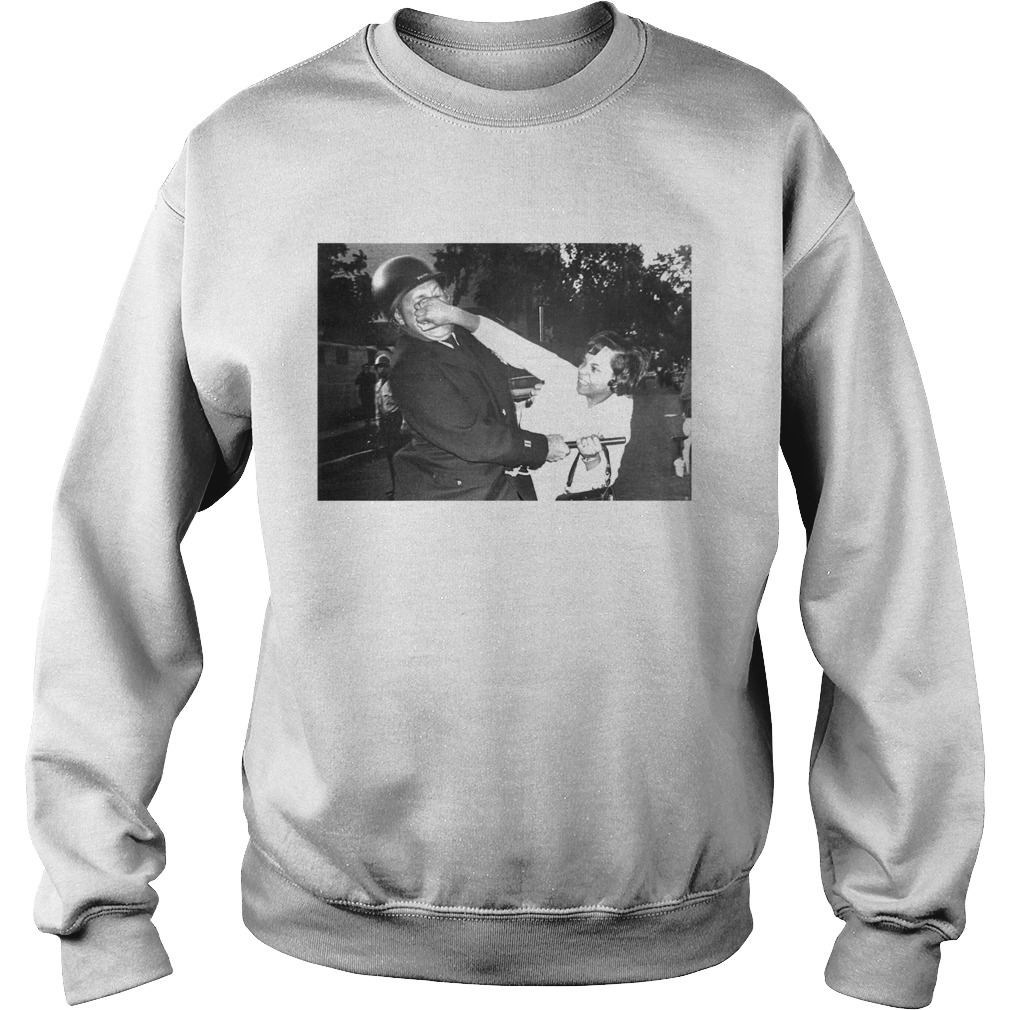 Black Woman Fighting Police  Sweatshirt