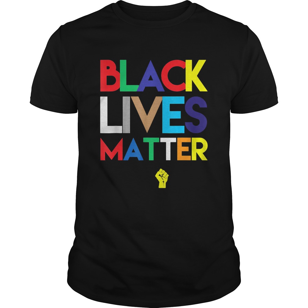 Black lives matter juneteeth colors shirt