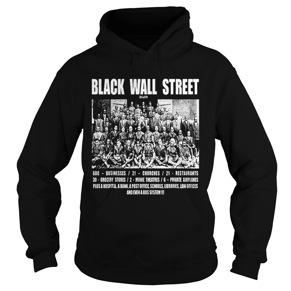 Black wall street businesses restaurants  Hoodie