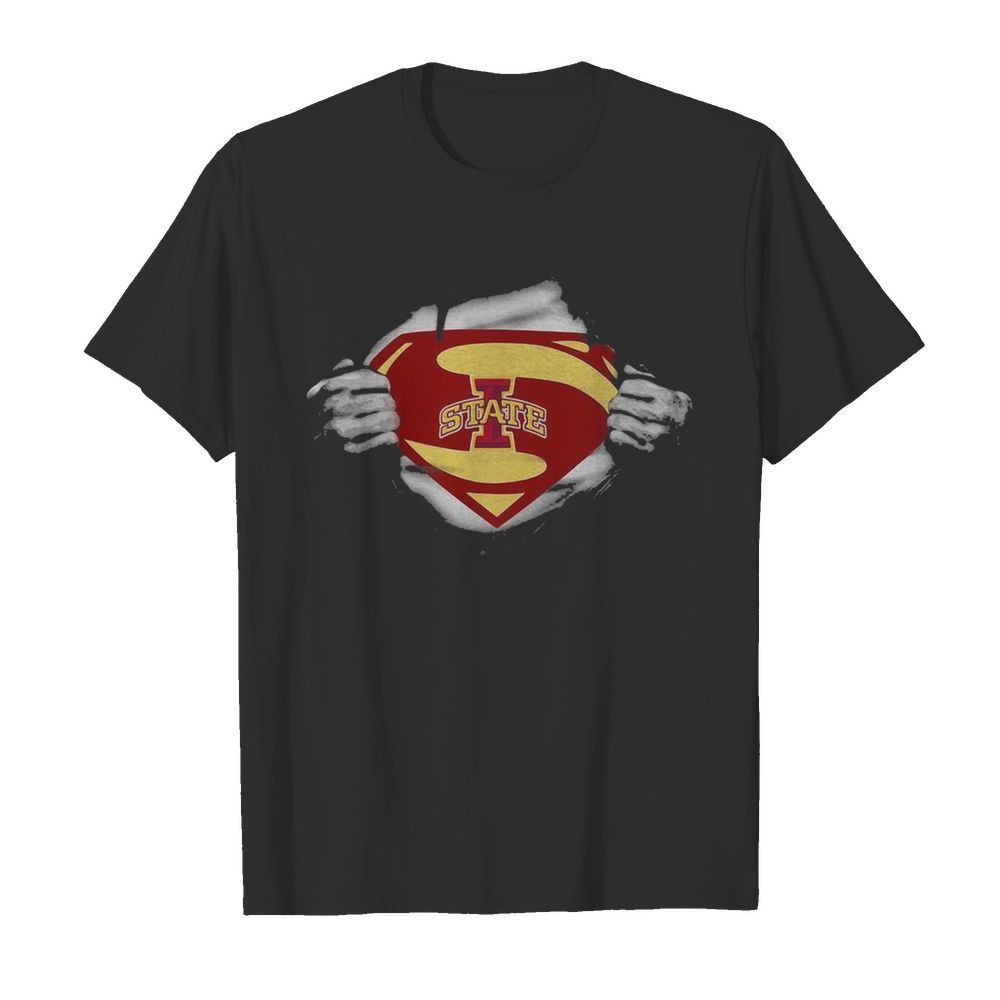 Blood insides superman iowa state cyclones football  Classic Men's T-shirt