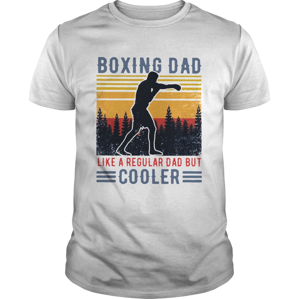 Boxing Dad Like A Regular Dad But Cooler Vintage shirt