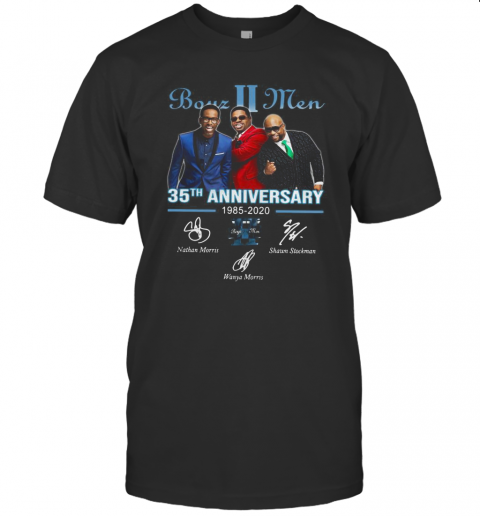 Boyz 2 Men 35Th Anniversary 1985 2020 Signature T-Shirt