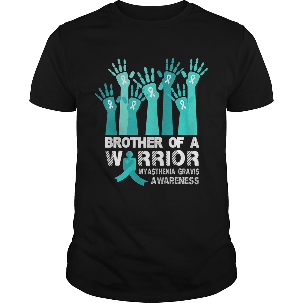 Brother of a warrior myasthenia gravis awareness shirt