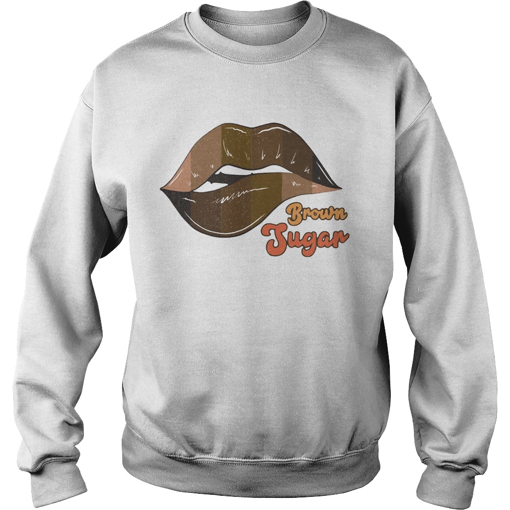 Brown Jugan Sexy Lips  Sweatshirt