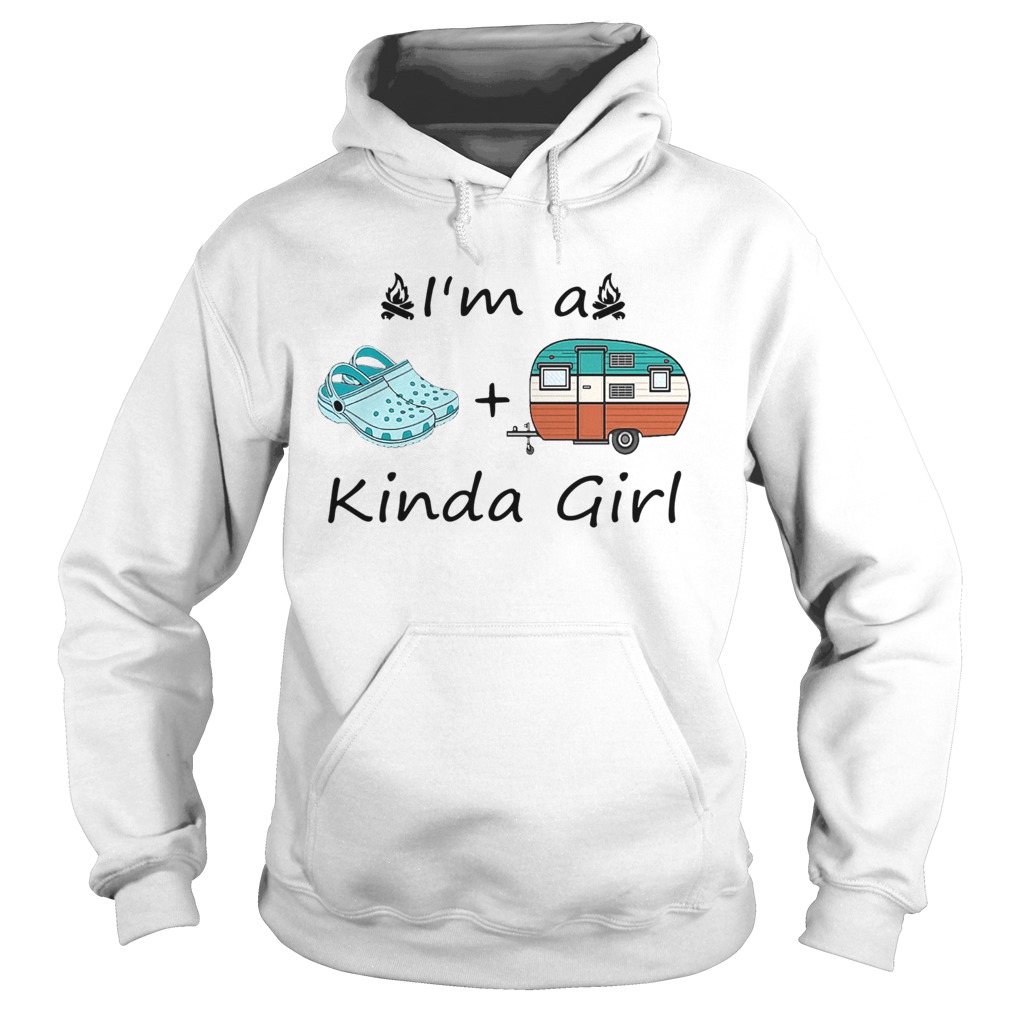 Camping Im A Kinda Girl  Hoodie