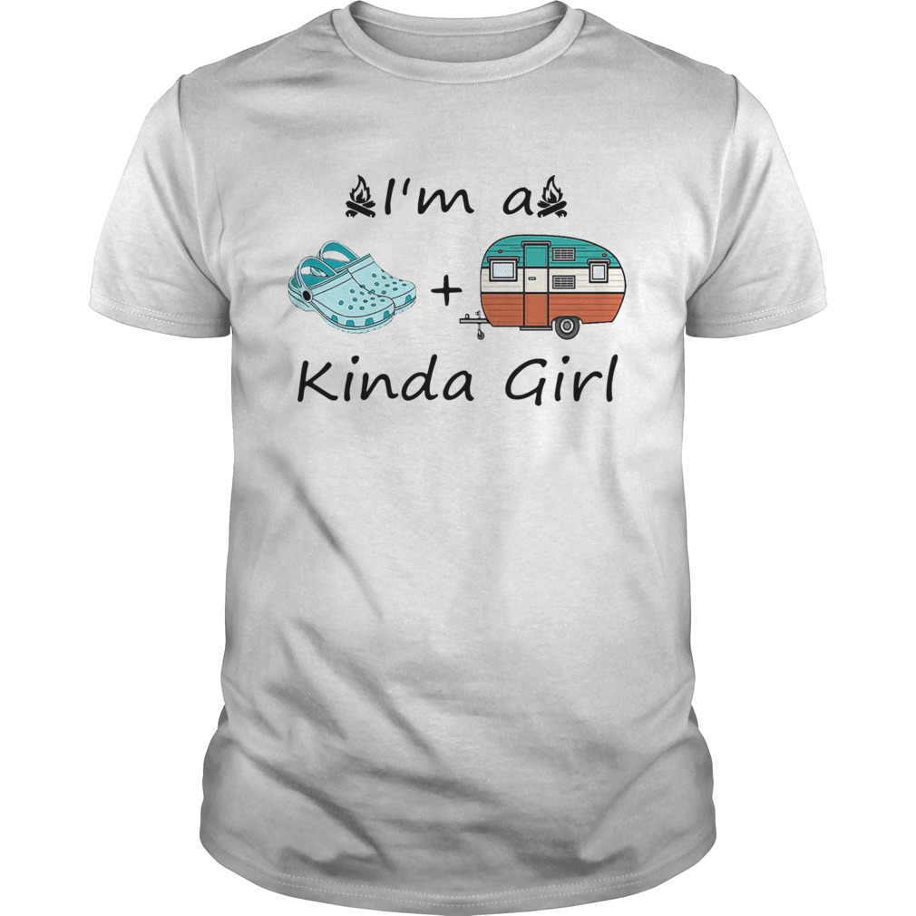 Camping Im A Kinda Girl shirt