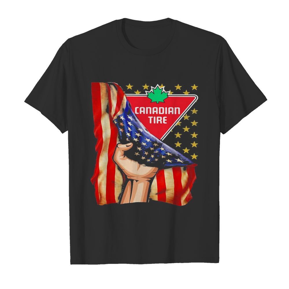 Canadian tire american flag independence day shirt