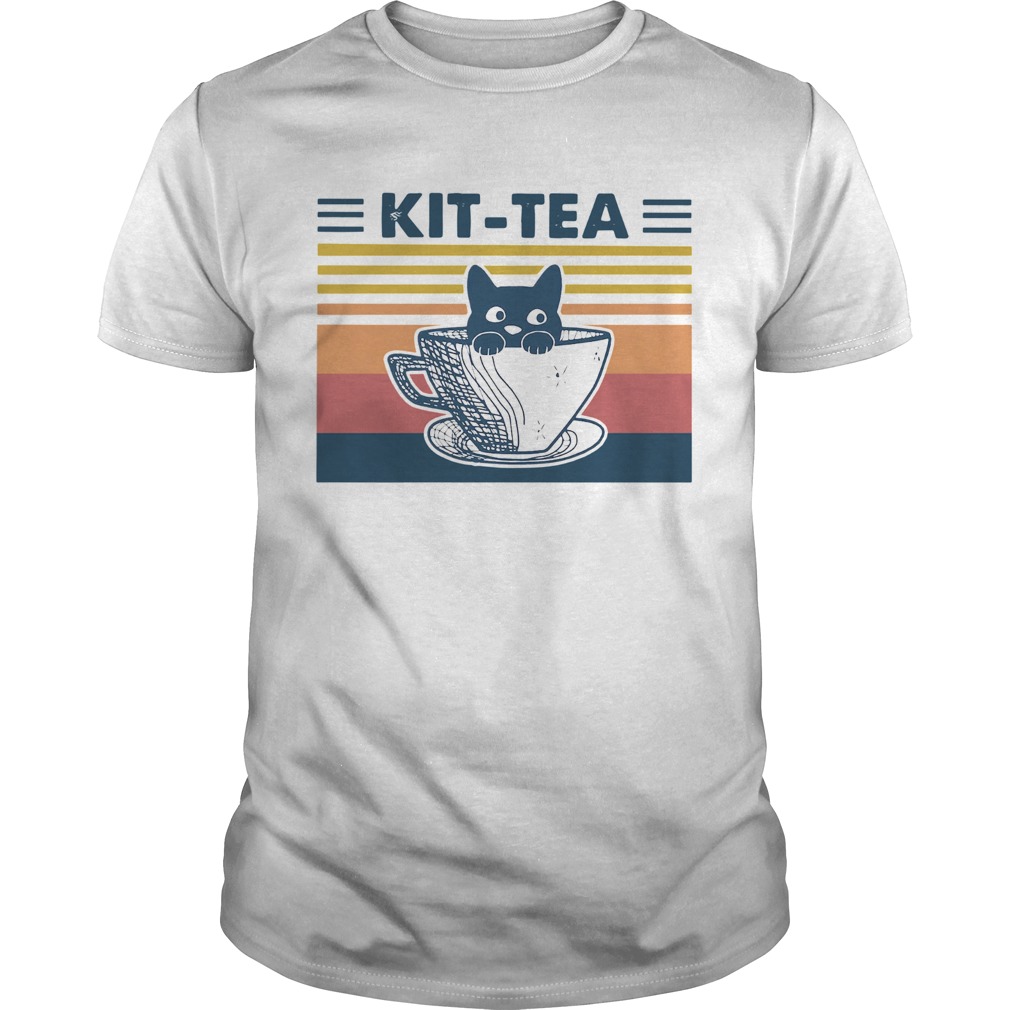 Cat Kit Tea Vintage  Unisex