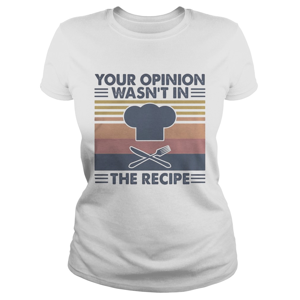 Chief your opinion wasnt in the recipe vintage retro  Classic Ladies