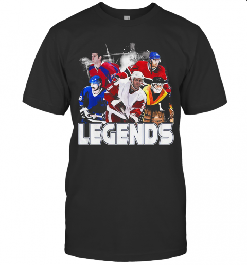 College Ice Hockey Legends T-Shirt