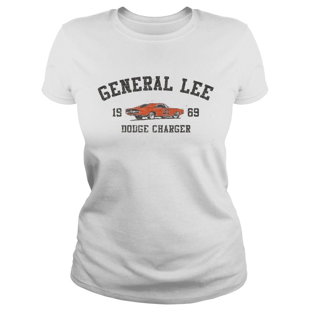 Cooters 69 general lee old school raglan dodge charger  Classic Ladies