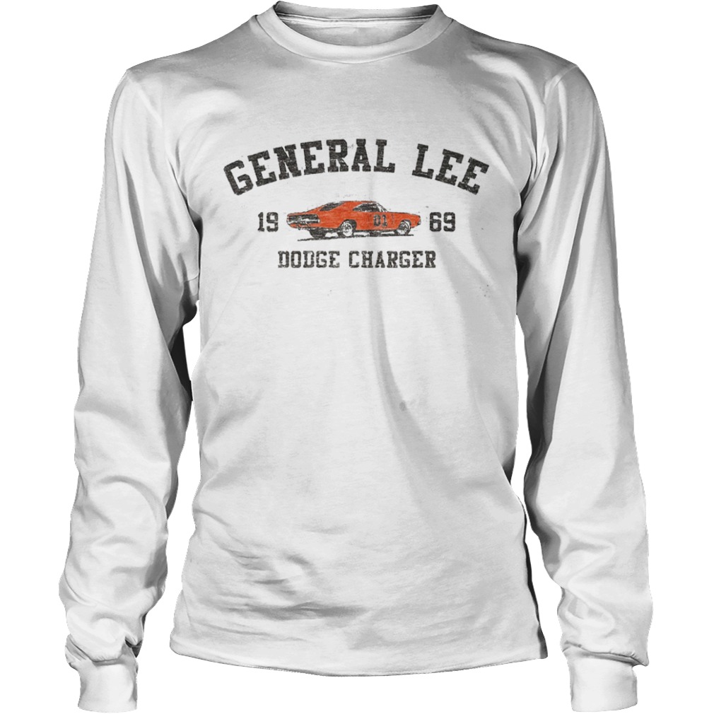 Cooters 69 general lee old school raglan dodge charger  Long Sleeve