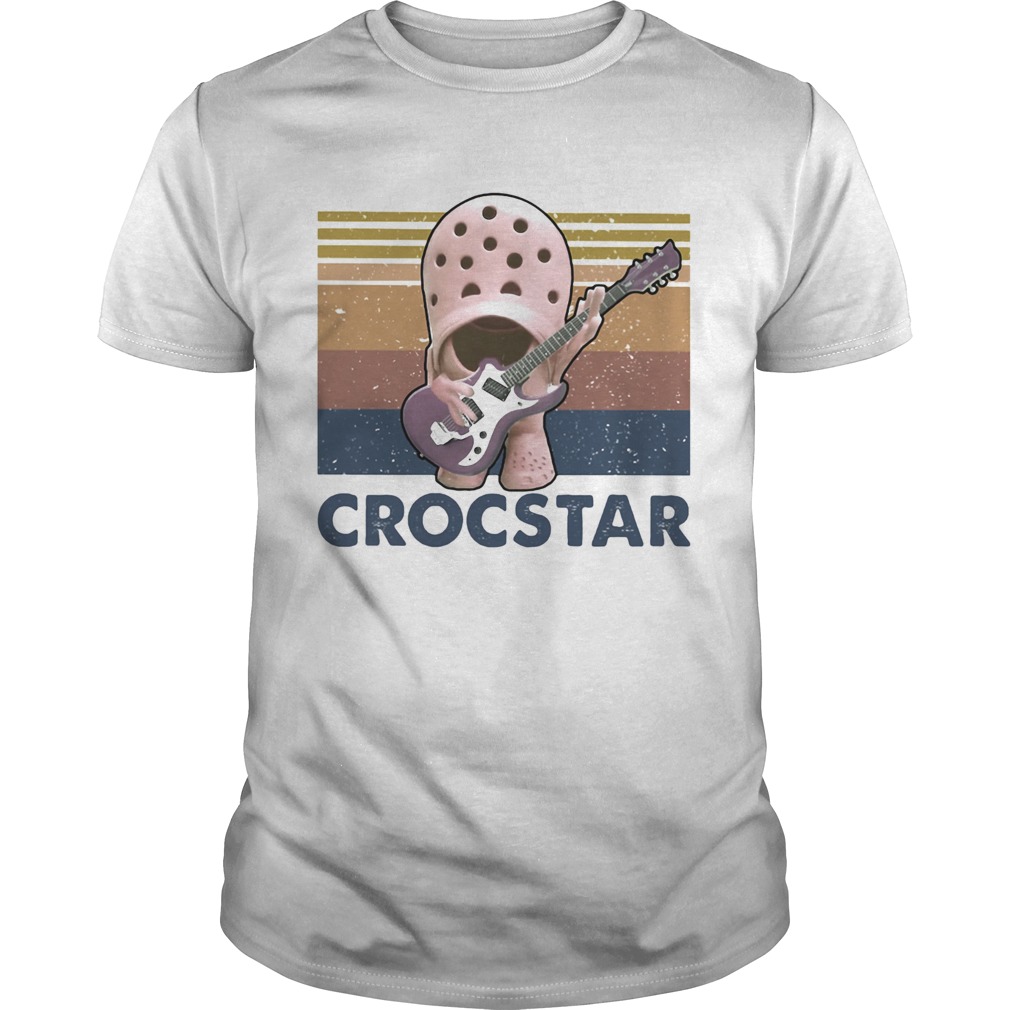 Crocstar guitar vintage retro  Unisex