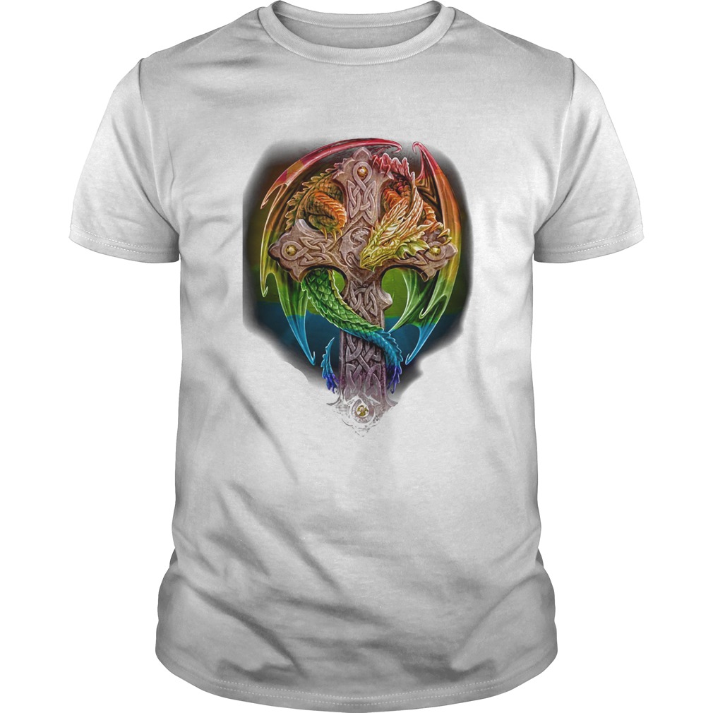 Cross Dragon LGBT Color shirt