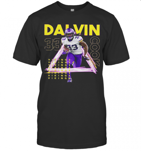 Dalvin Cook 33 Minnesota Vikings Football Team T-Shirt