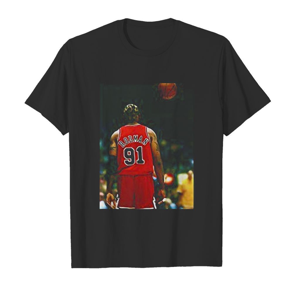 Dennis rodman chicago bulls player basketball shirt