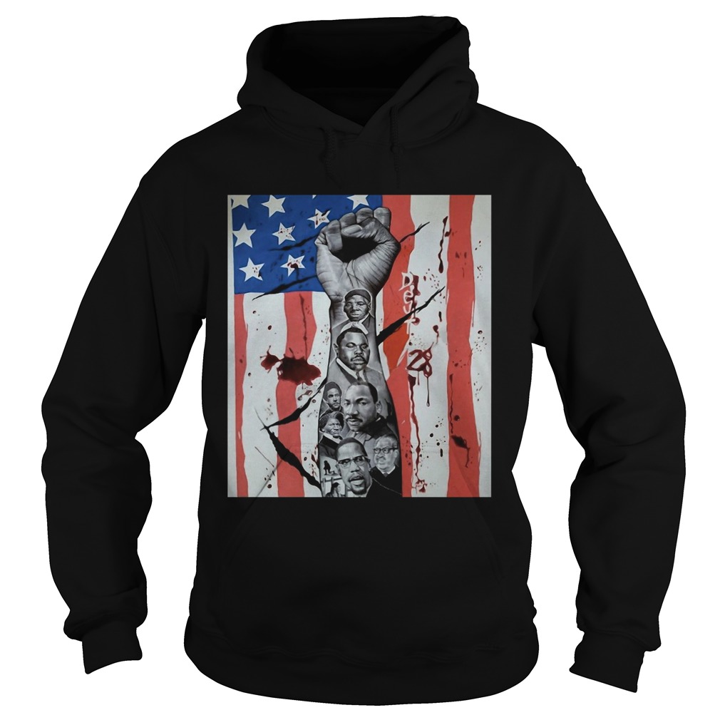 Deut 28 American Flag Black Lives Matter  Hoodie