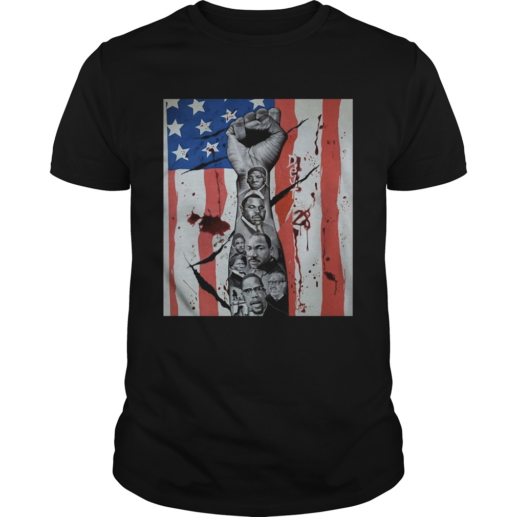 Deut 28 American Flag Black Lives Matter  Unisex