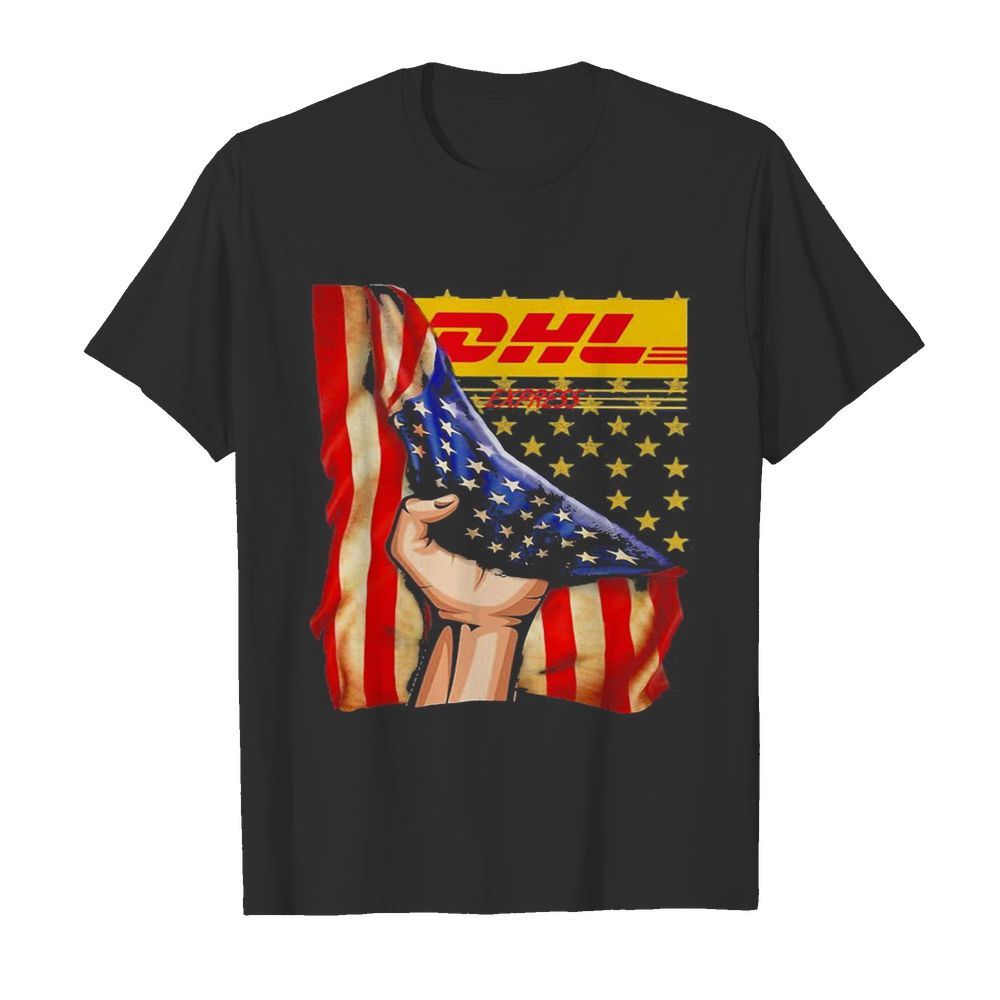 Dhl express american flag independence day shirt