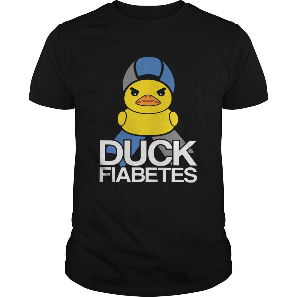 Diabetes Cute Duck Fiabetes shirt