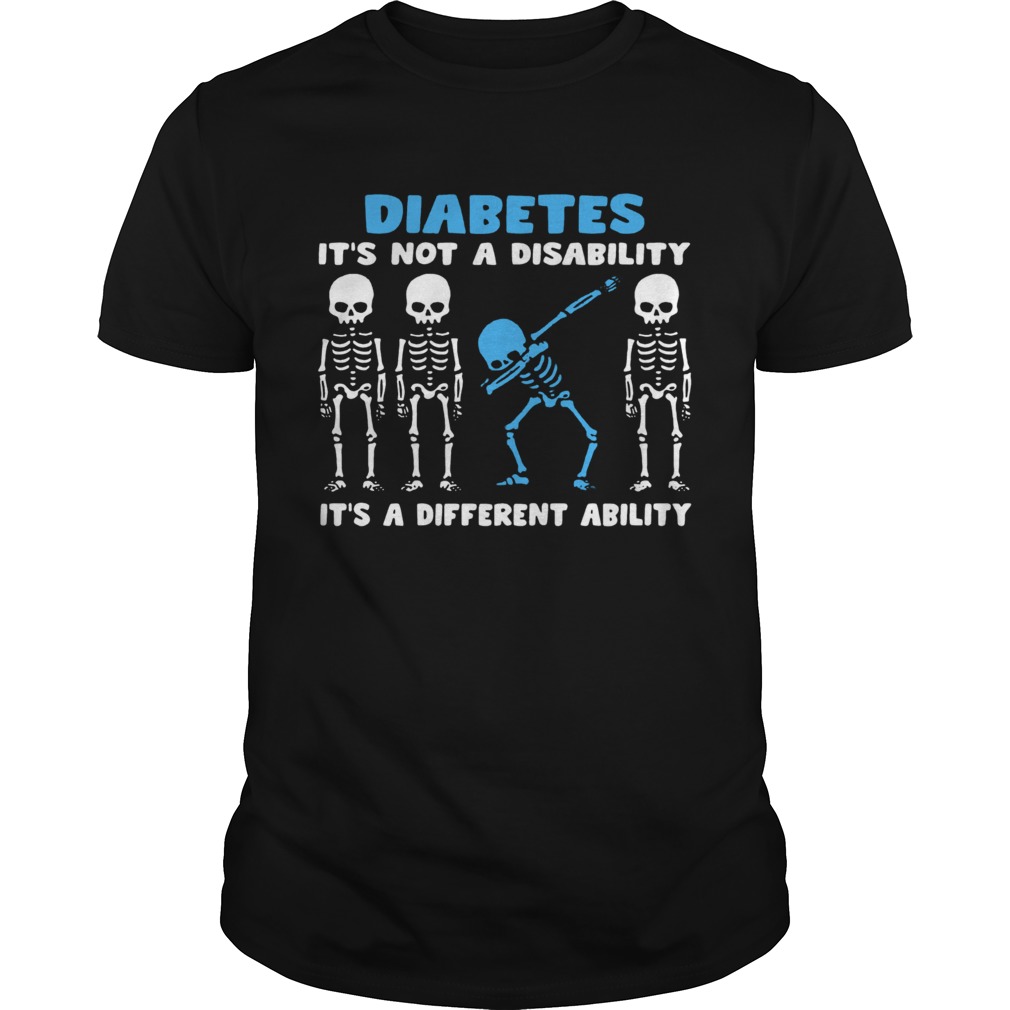 Diabetes Its A Different Ability shirt