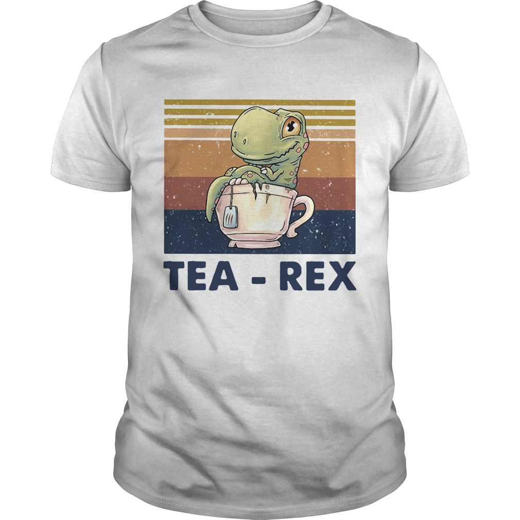 Dinosaurs Tea Rex Vintage Retro shirt