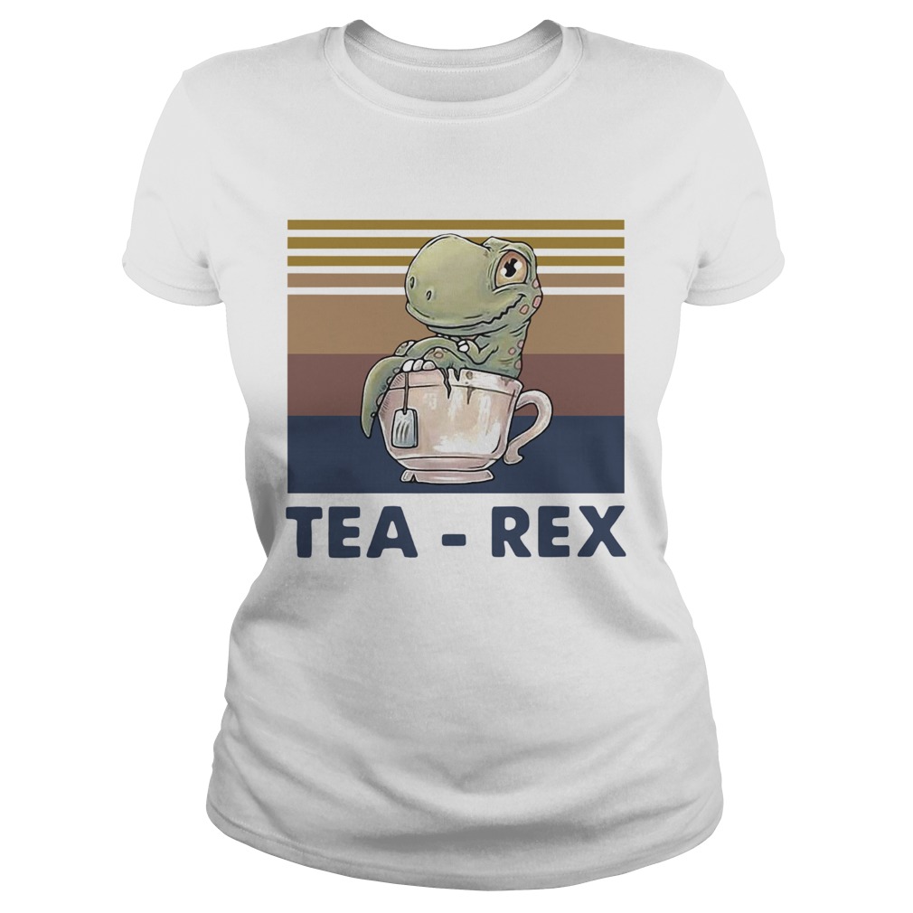 Dinosaurs TeaRex Vintage  Classic Ladies