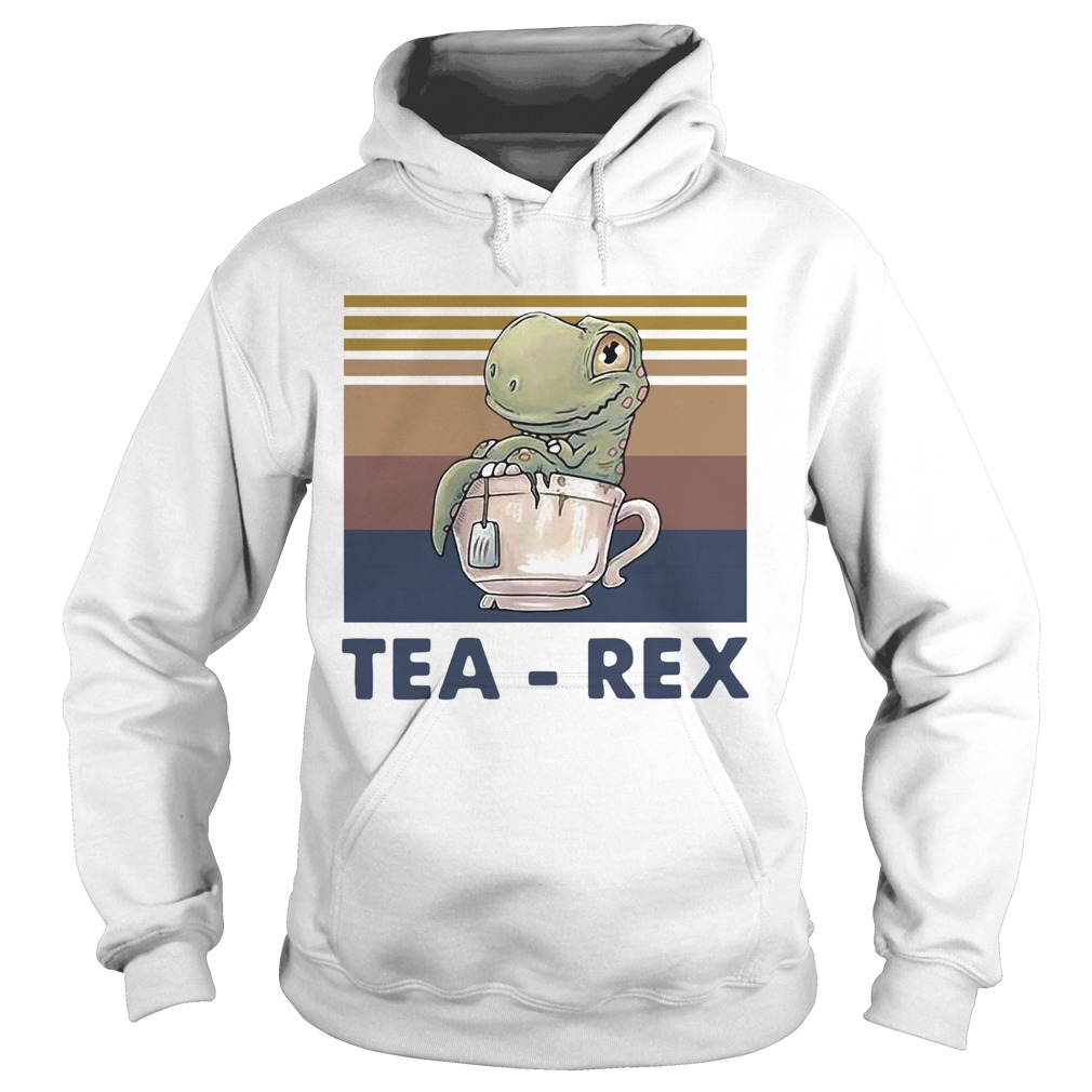 Dinosaurs TeaRex Vintage  Hoodie