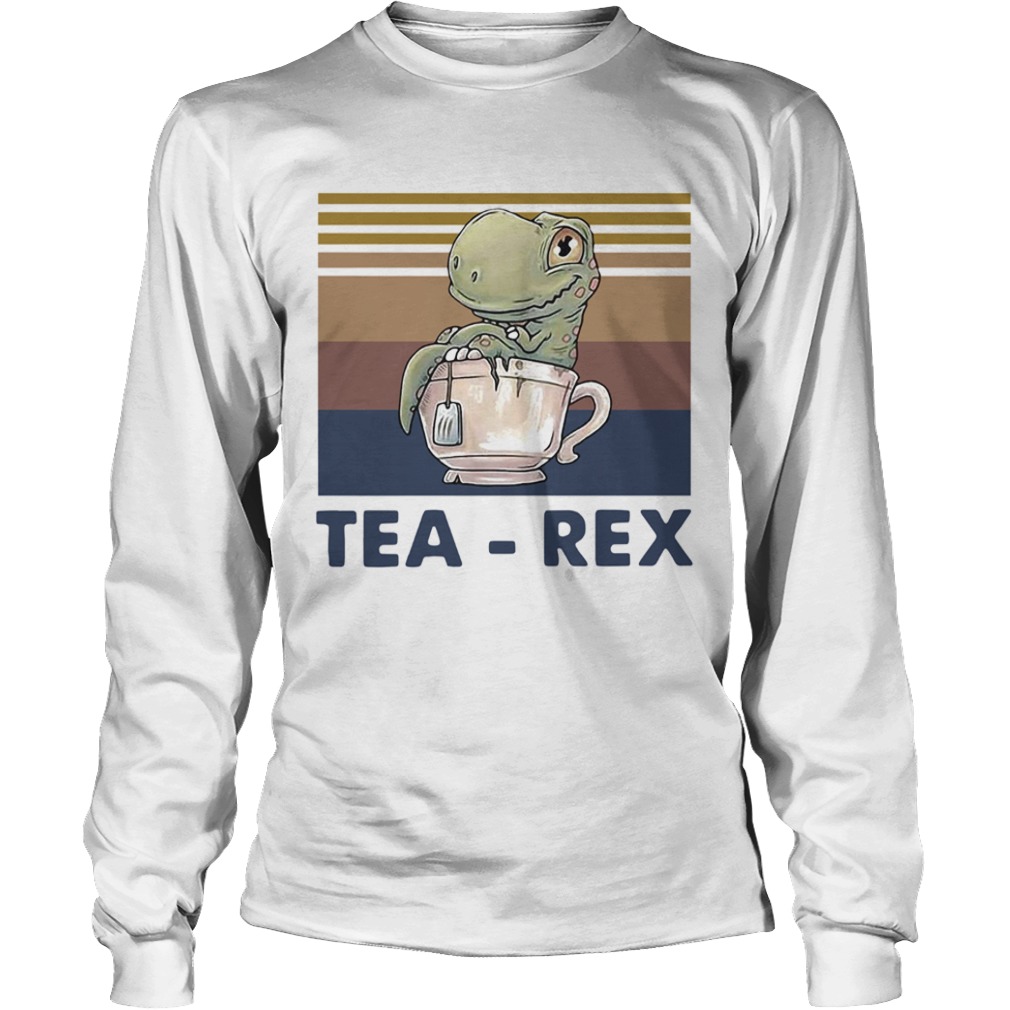 Dinosaurs TeaRex Vintage  Long Sleeve