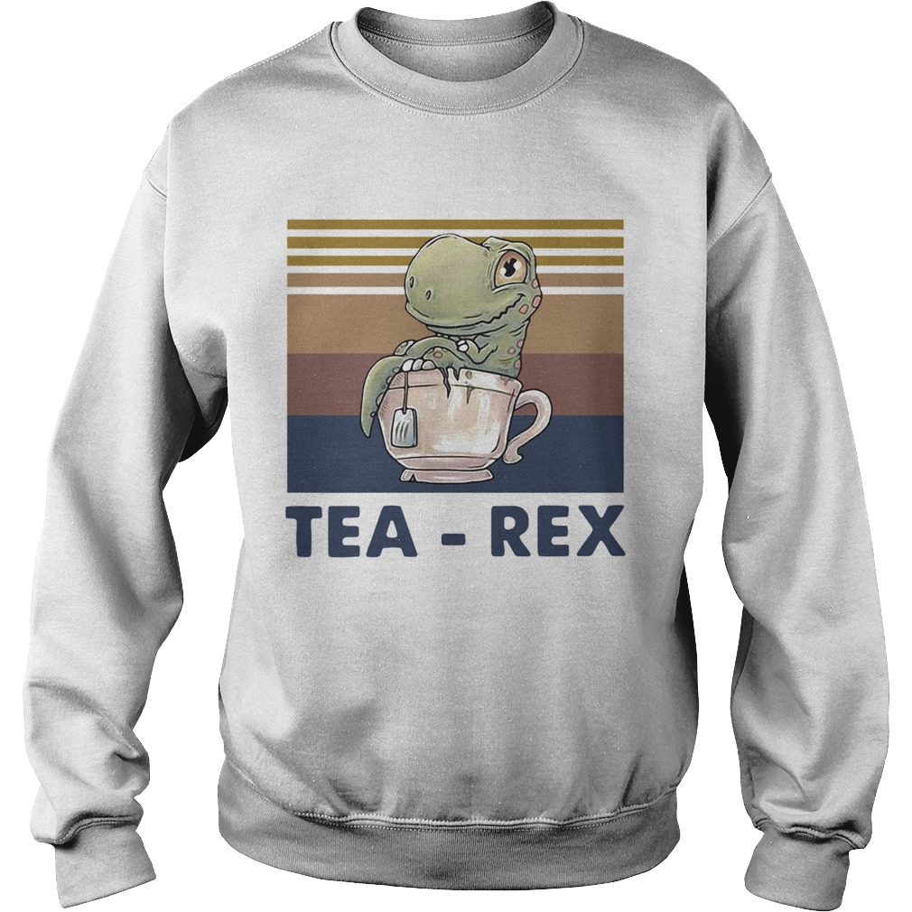 Dinosaurs TeaRex Vintage  Sweatshirt