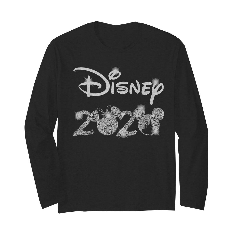 Disney 2020 minnie mouse diamond  Long Sleeved T-shirt 