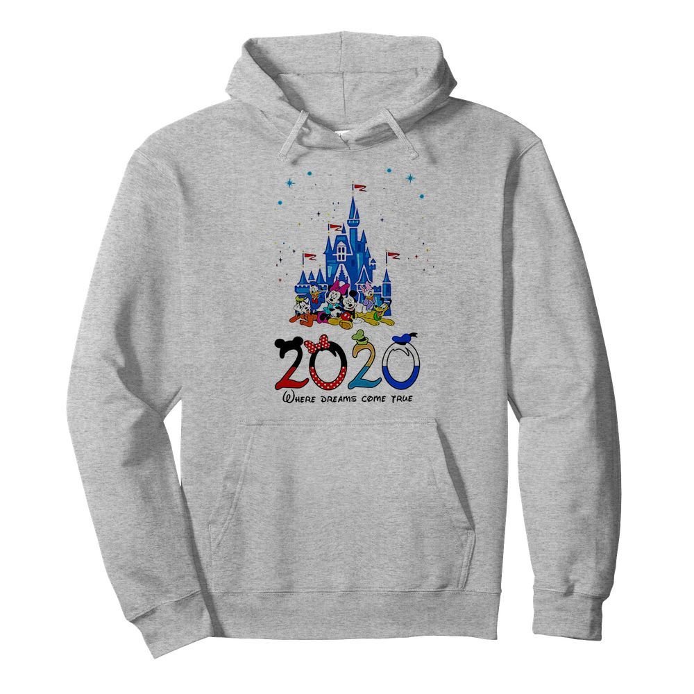 Disney family 2020 where dreams come true  Unisex Hoodie