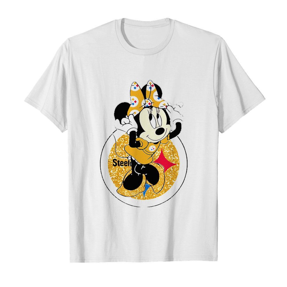 Disney minnie mouse pittsburgh steelers football  Classic Men's T-shirt