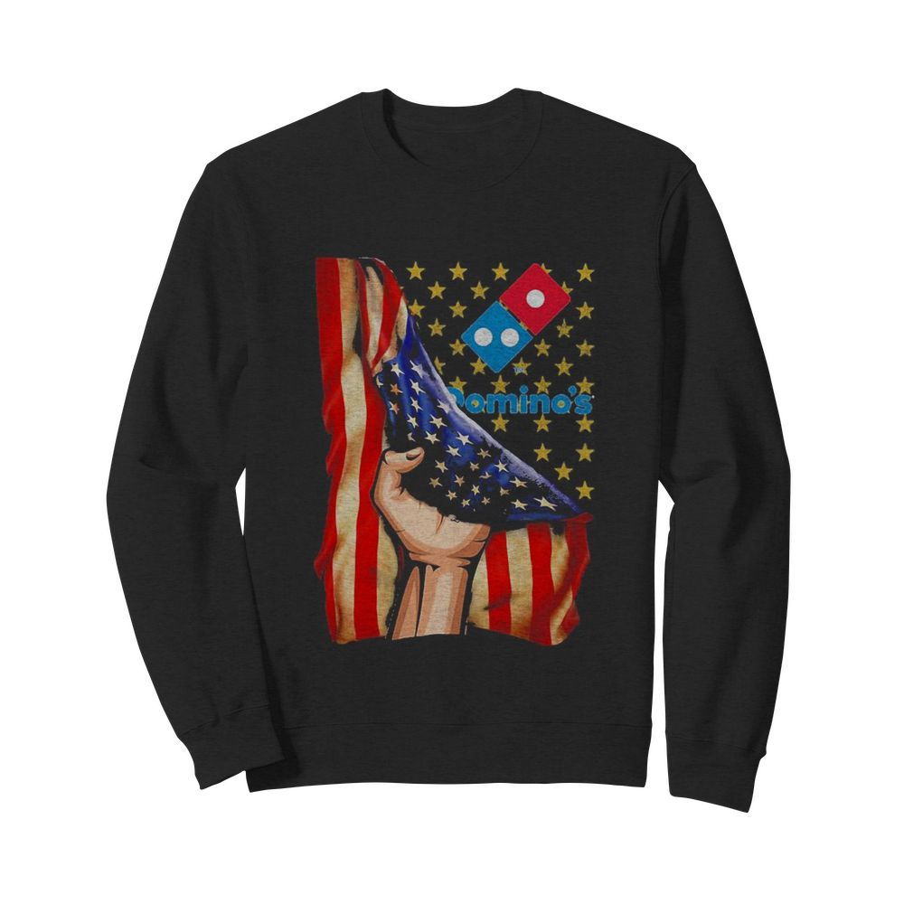 Domino’s american flag independence day  Unisex Sweatshirt