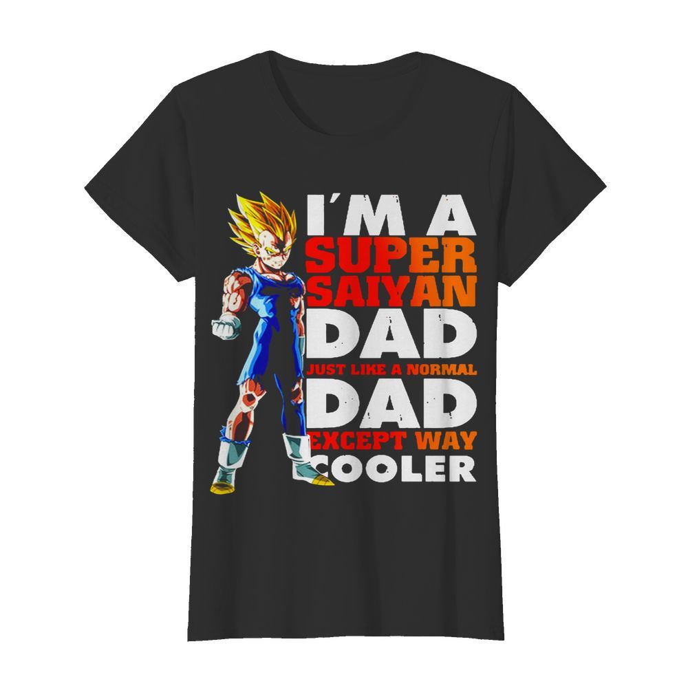 Dragon Ball I’m A Super Saiyan Dad Just Like A Normal Dad  Classic Women's T-shirt