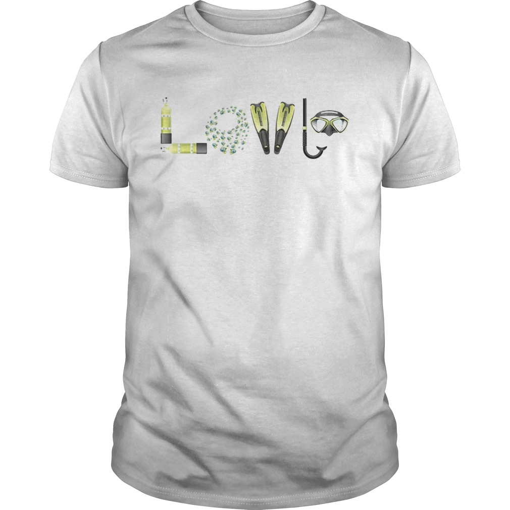 Drving love fish swiming shirt