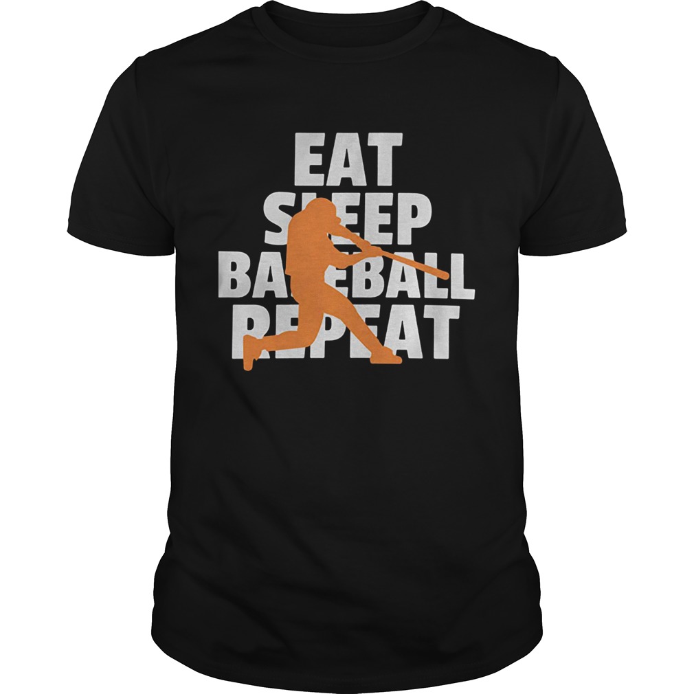 Eat sleep baseball repeat  Unisex