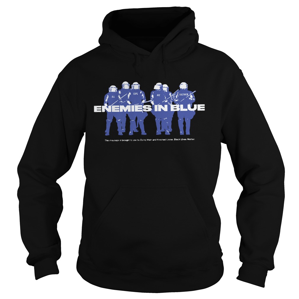 Enemies In Blue Relief  Hoodie