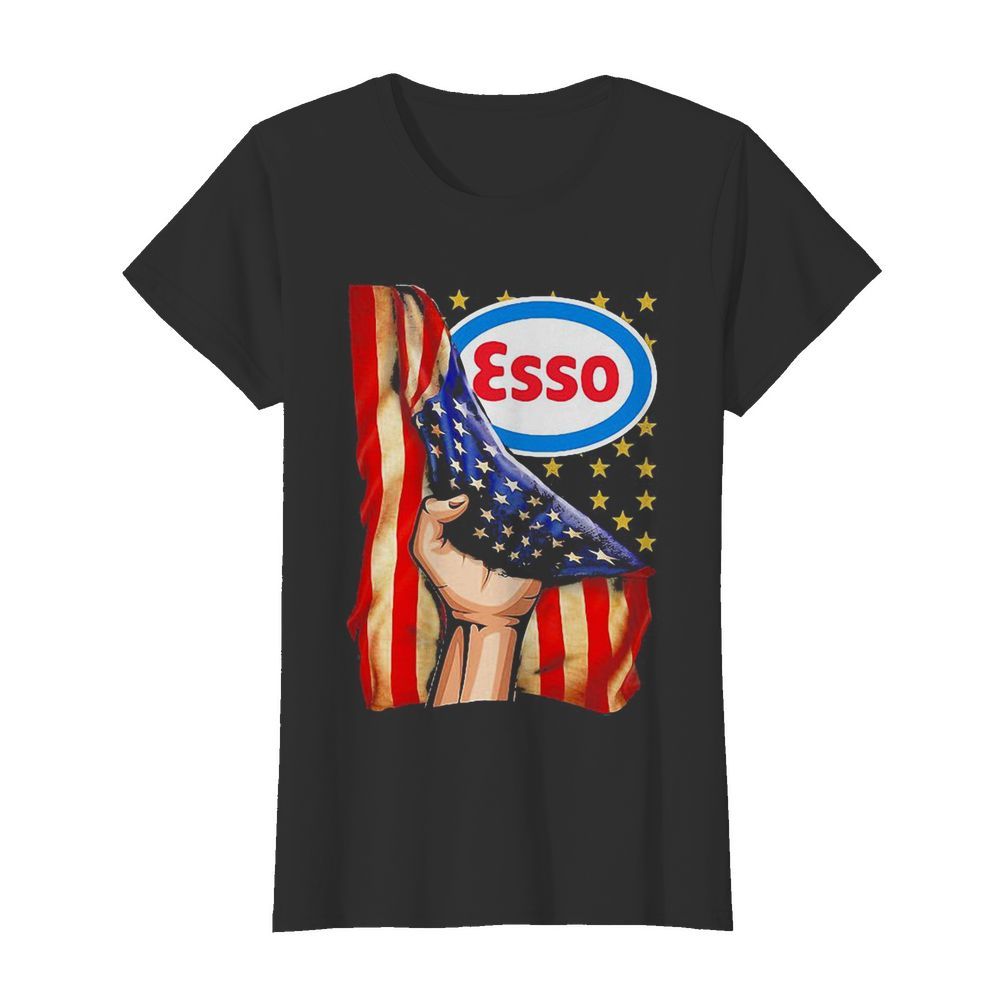 Esso american flag independence day  Classic Women's T-shirt