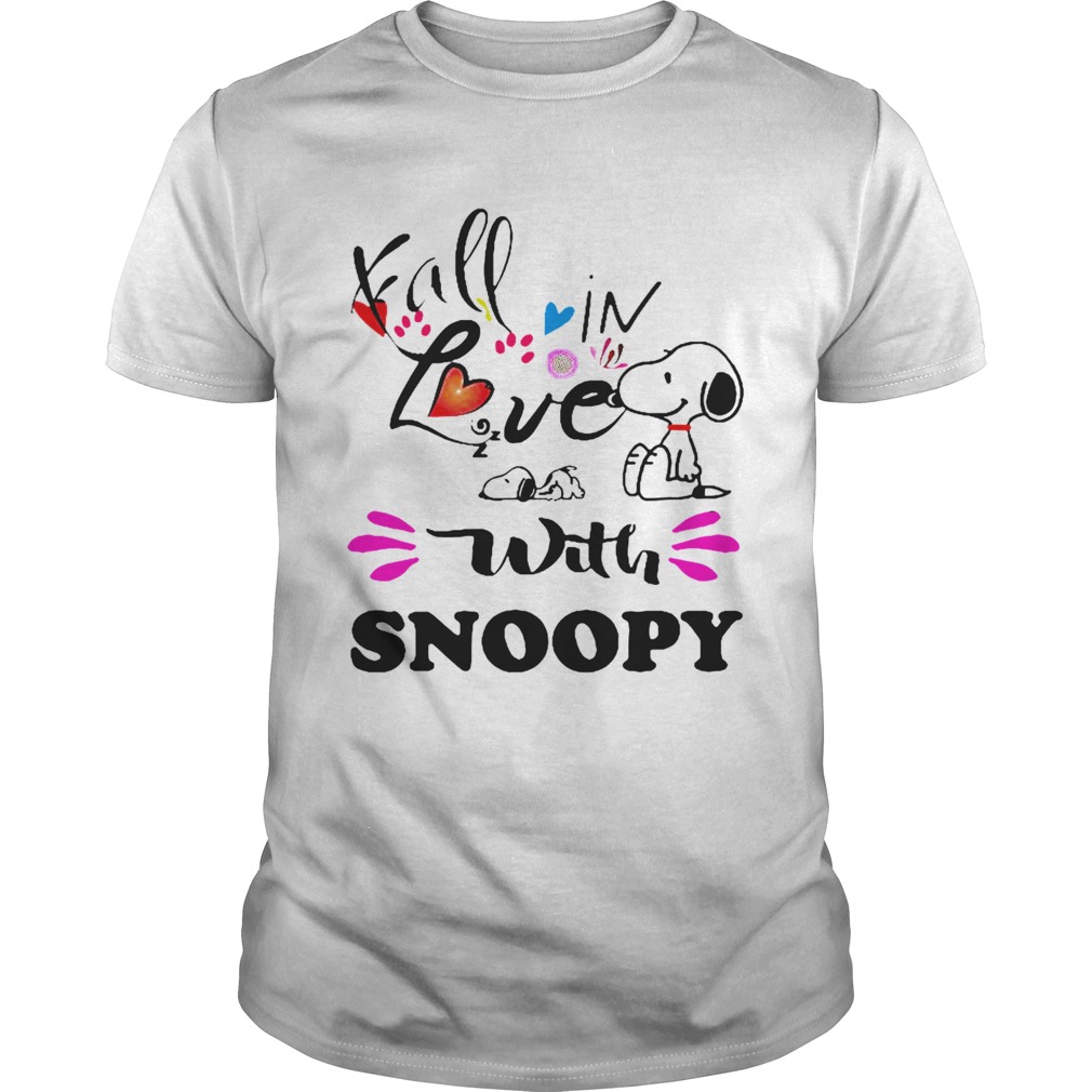 Fall In Love With Snoopy shirt