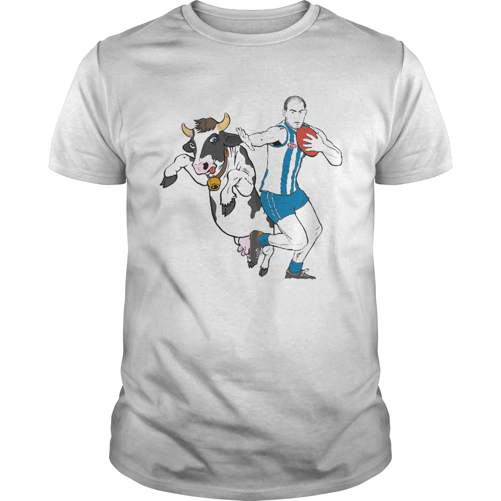 Farm hero cow and football player shirt