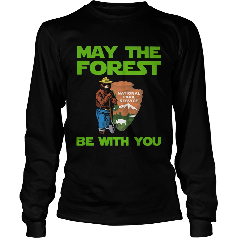 Farmer Bear May The Forest Be With You  Long Sleeve