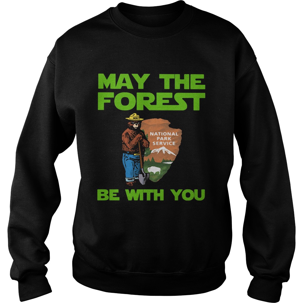 Farmer Bear May The Forest Be With You  Sweatshirt