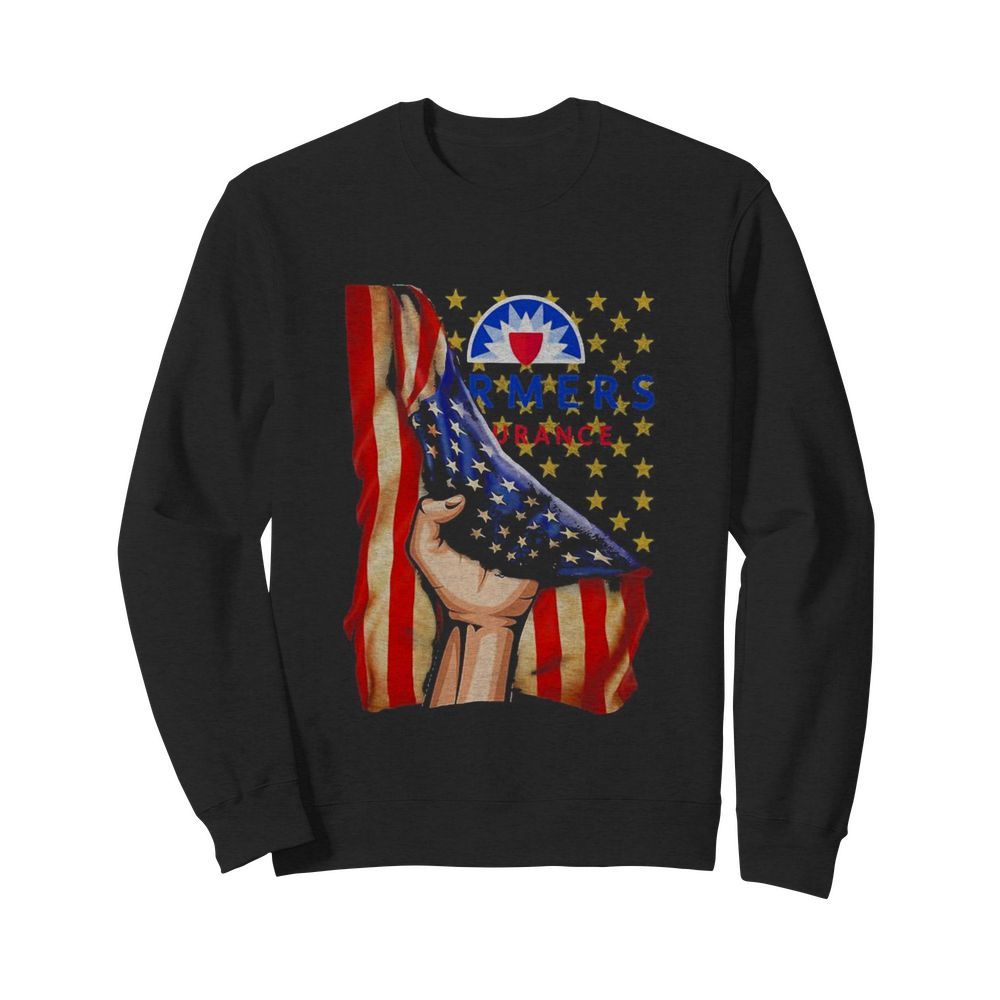 Farmers insurance american flag independence day  Unisex Sweatshirt