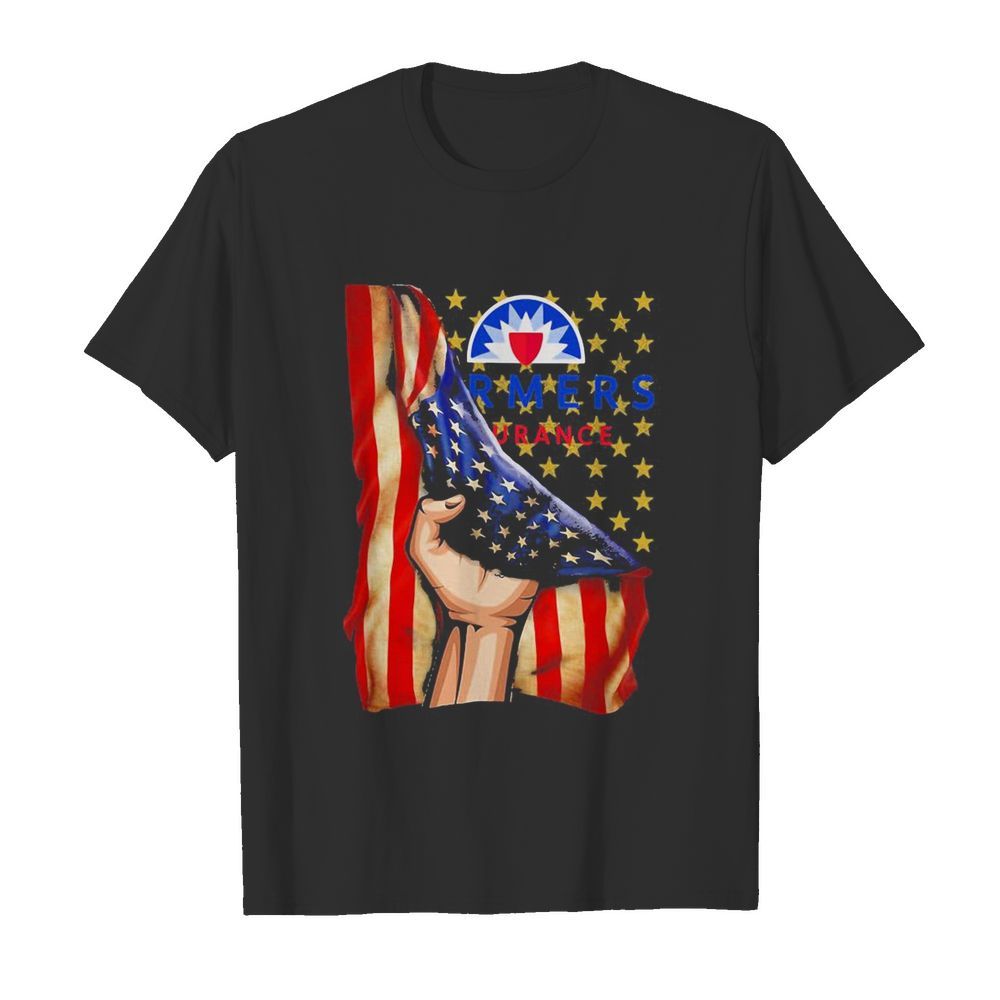 Farmers insurance american flag independence day  Classic Men's T-shirt