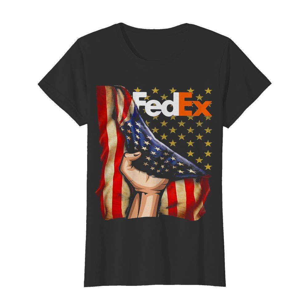 Fedex american flag happy independence day  Classic Women's T-shirt