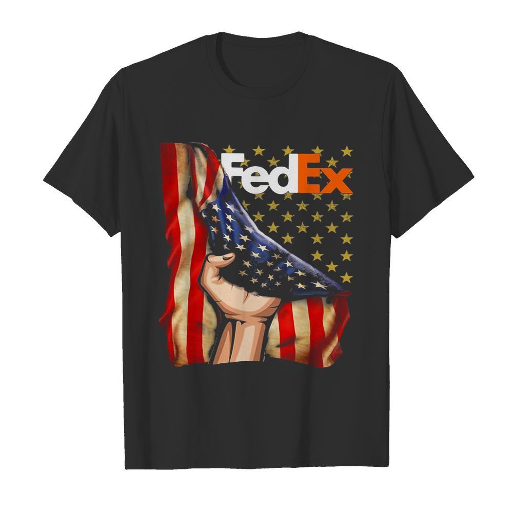 Fedex american flag happy independence day  Classic Men's T-shirt